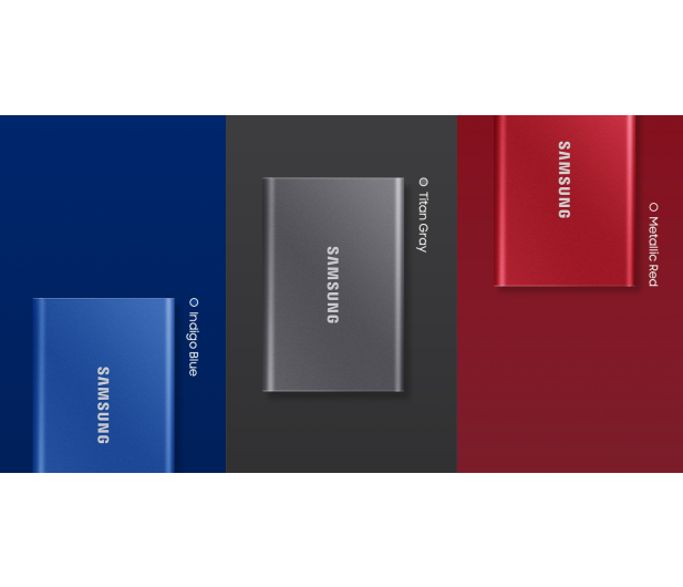 SAMSUNG T7 USB 3.2 1TB Niebieski MU-PC1T0H/WW - 562874 - zdjęcie 12